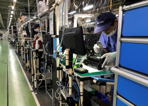 Japan’s factory output rises for third month in August
