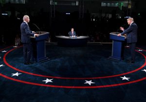 Acrimony flows in first US presidential debate