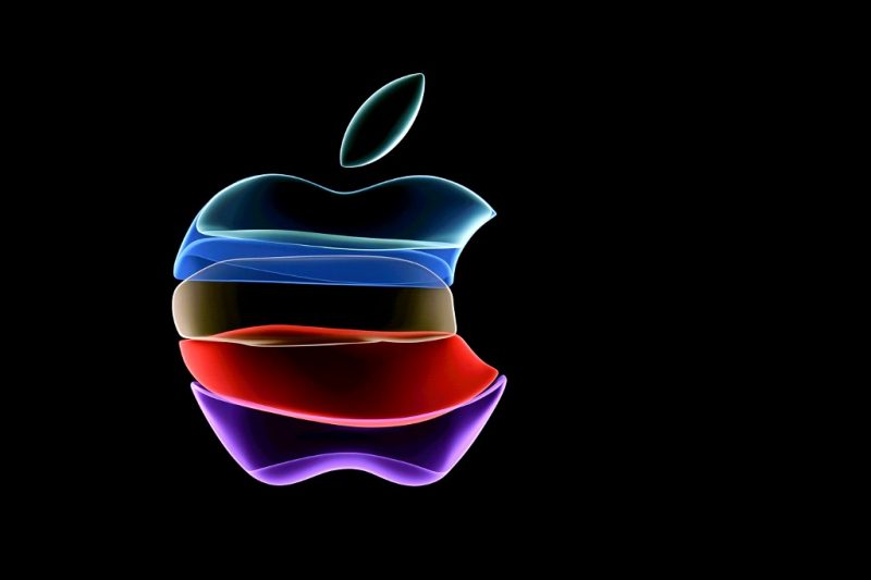 Apple logo art