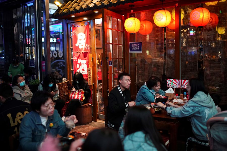 A bar in China