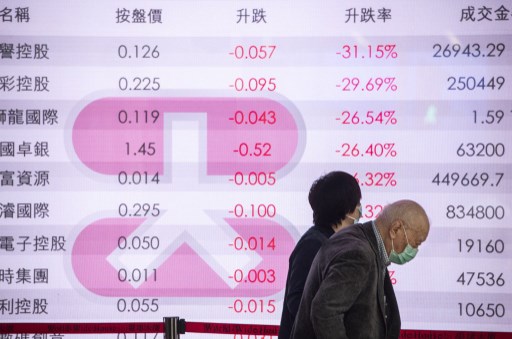 Asian stock markets drop