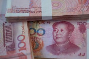 China bond rout, stock boom push up yuan