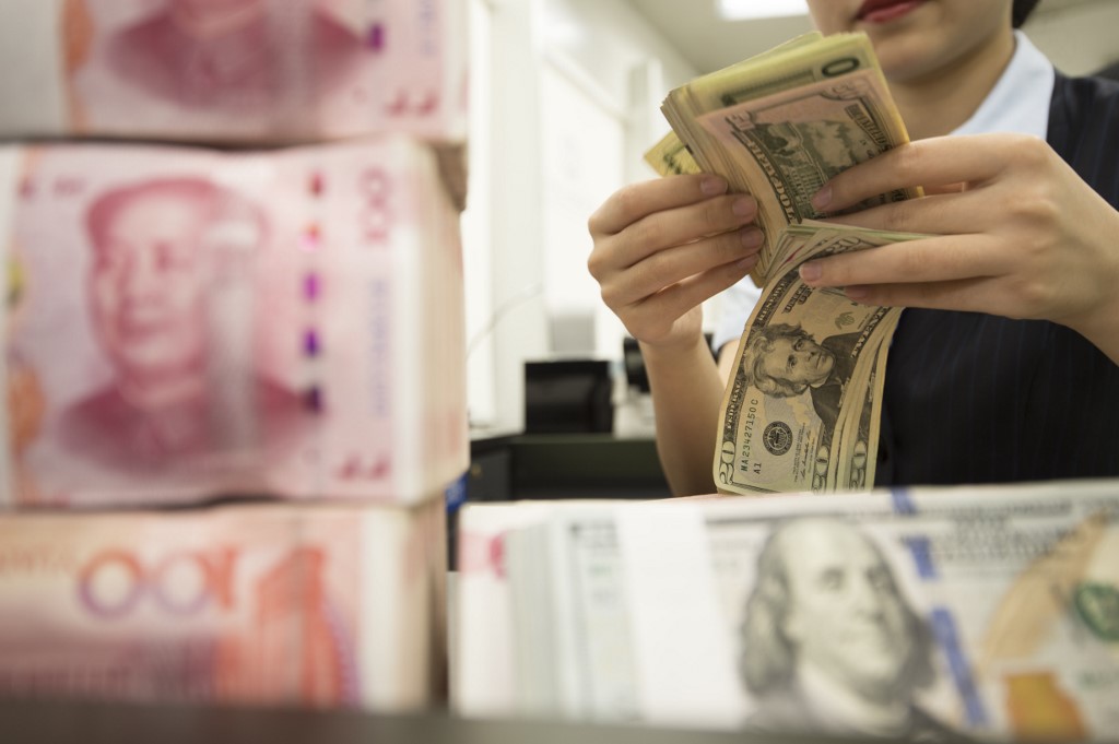 What keeps driving USD down and CNY well-supported?