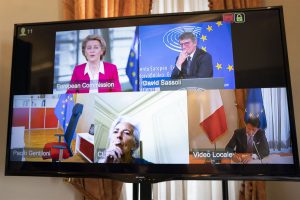 EU leaders launch talks on huge virus recovery plan