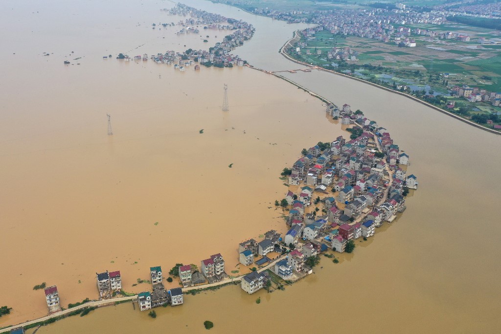 Flooding in China may set historic global high