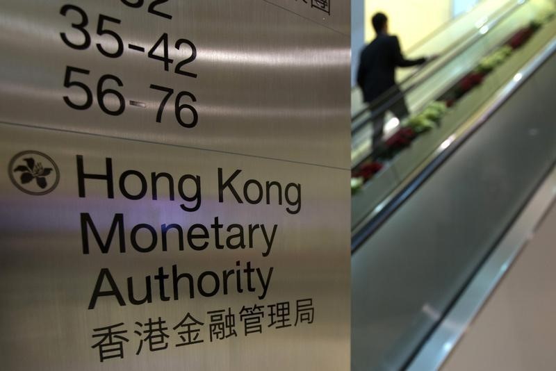 The Hong Kong Monetary Authority has spent over $1bn in two days defending the local currency.