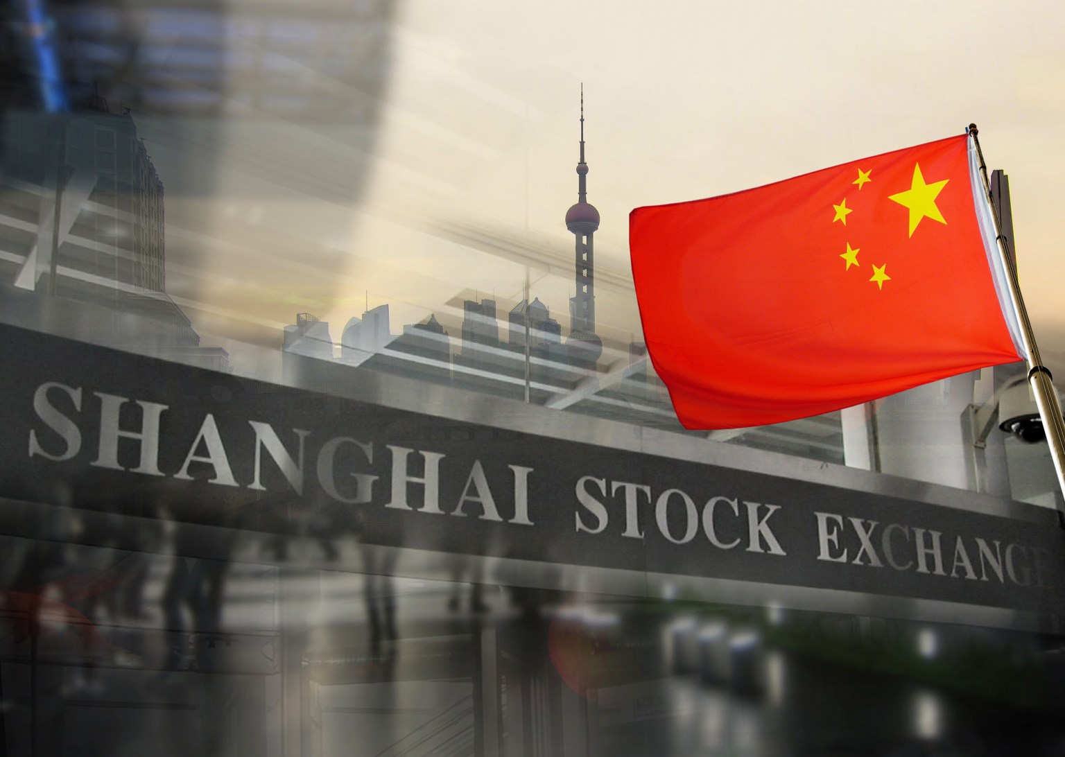 Shanghai’s stock exchange