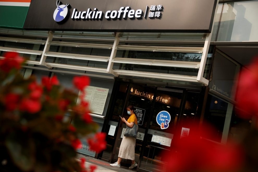 Luckin Coffee stock fell more than 5% on Thursday
