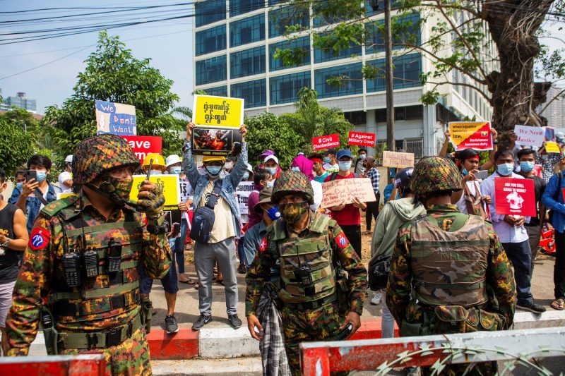 Opposition to the coup in Myanmar has led to a nationwide civil disobedience movement that has rocked the government and the economy.