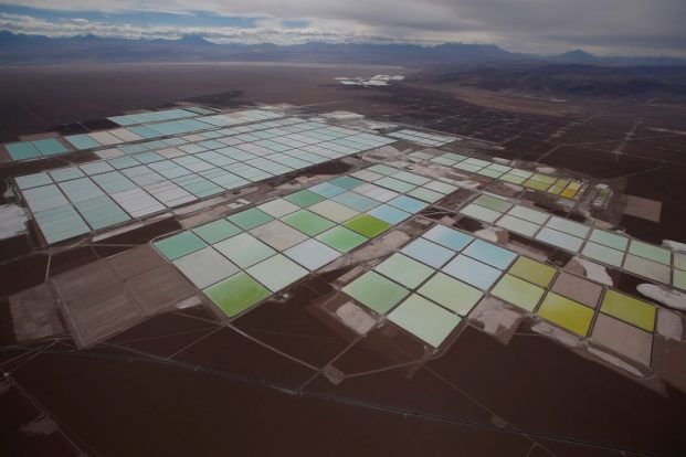 Lithium production site