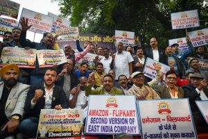 Indian small traders fight back Amazon, Walmart-Flipkart
