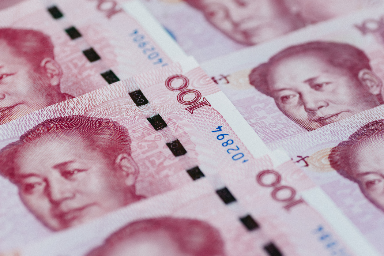China yuan notes
