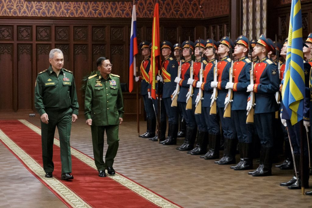 Russia has been a key source of weapons for the Myanmar military.