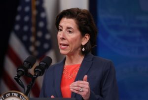 US Secretary of Commerce Gina Raimondo