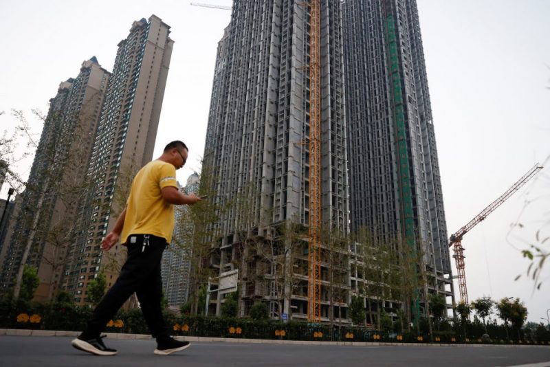 Wheat and garlic are being accepted as property down-payments as desperate China developers scramble to boost sales after a plunge in sales.