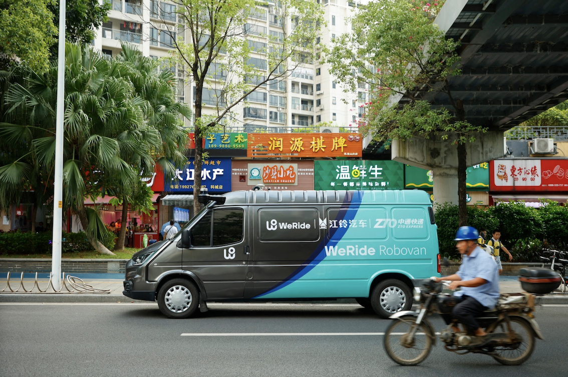 China’s WeRide Reveals Robovan for Autonomous Parcel Deliveries