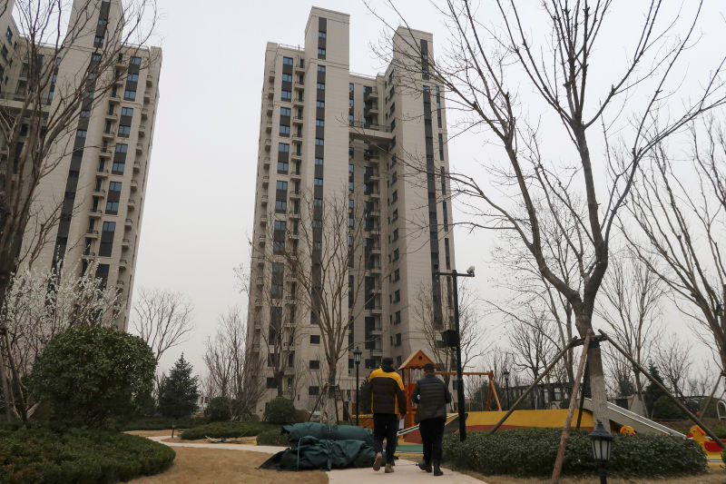 An apartment compound in China