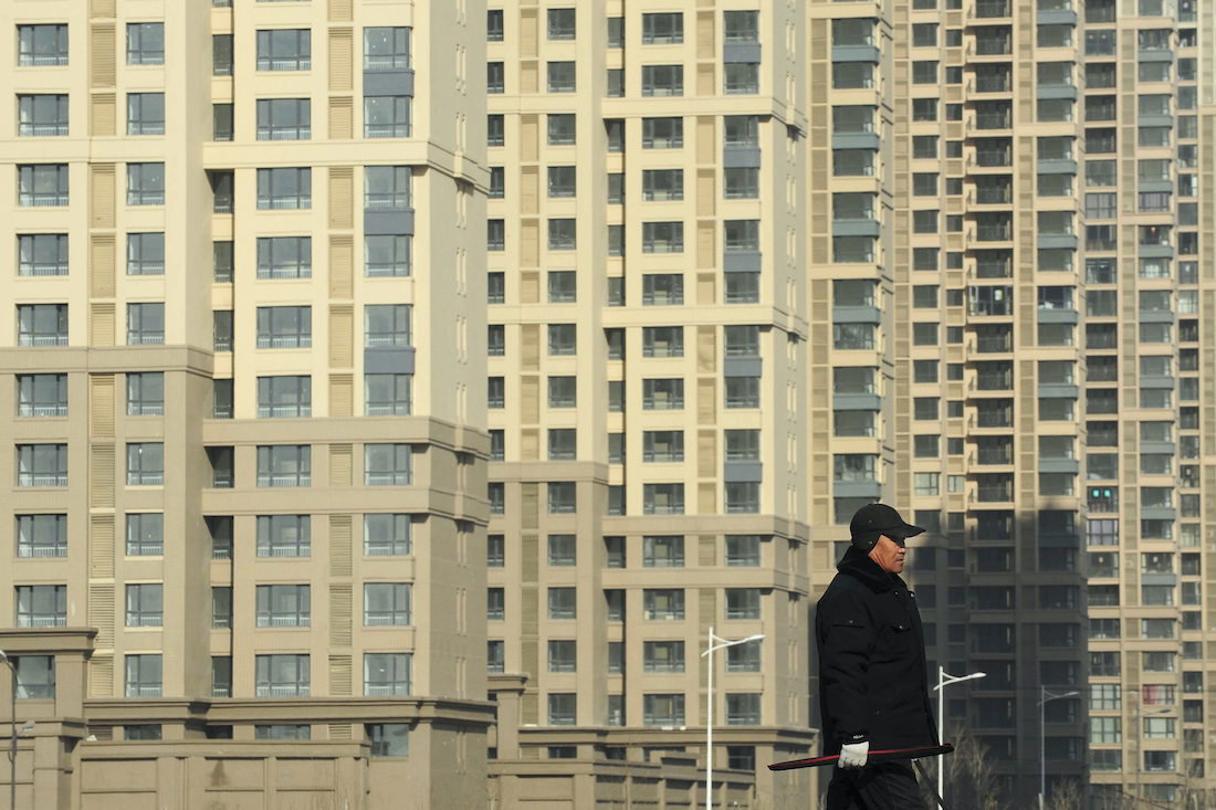 China Property Stocks Surge on Reports of Policy Easing