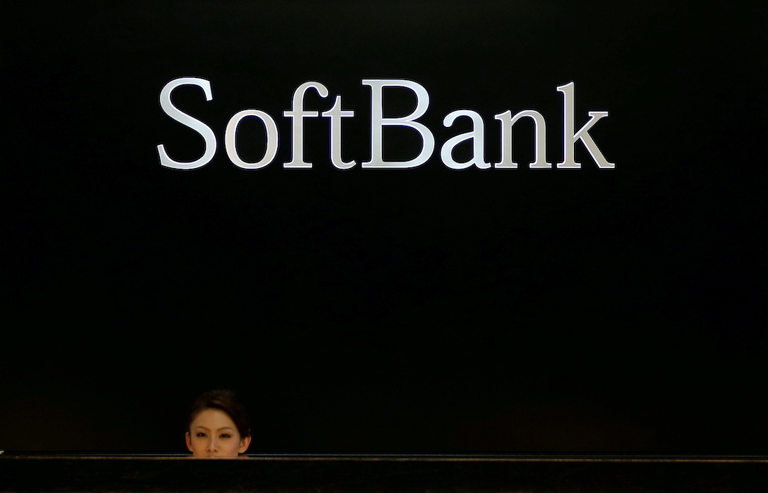 The logo of SoftBank Group Corp is seen at the company's headquarters in Tokyo, June 30, 2016. REUTERS/Toru Hanai