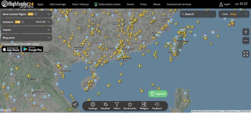 China Cracks Down on Flight-Tracking Apps: SCMP