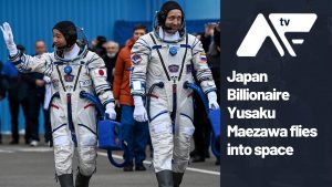 AF TV - Japan Billionaire Yusaku Maezawa flies into space