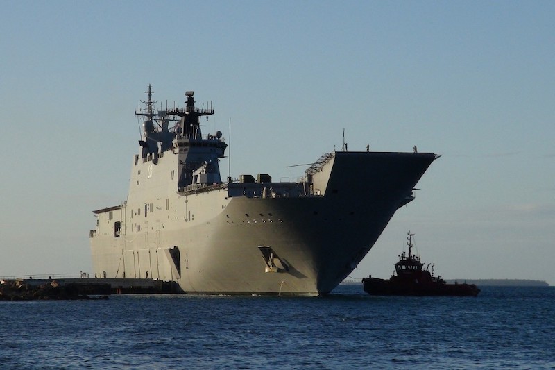 Covid-Hit Australian Warship Arrives in Tonga with Aid