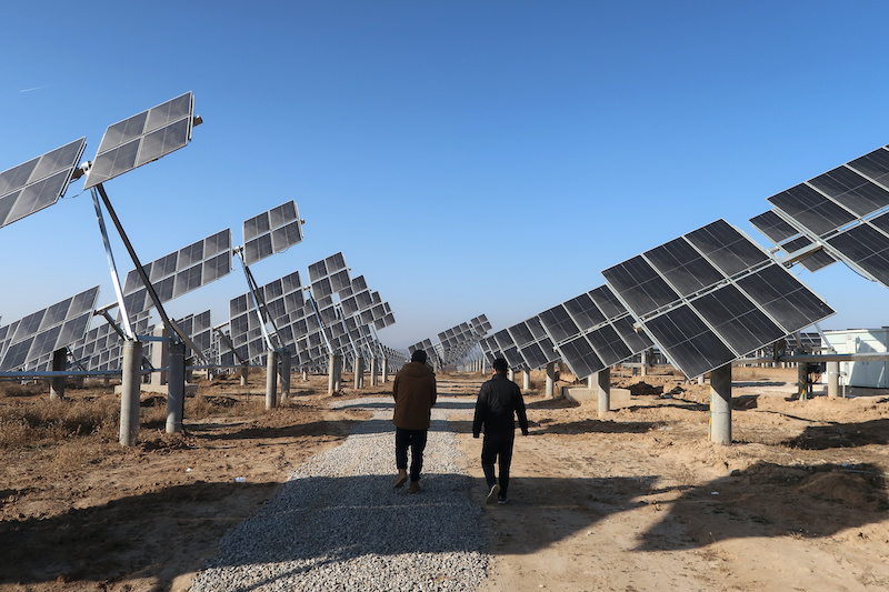China solar power push