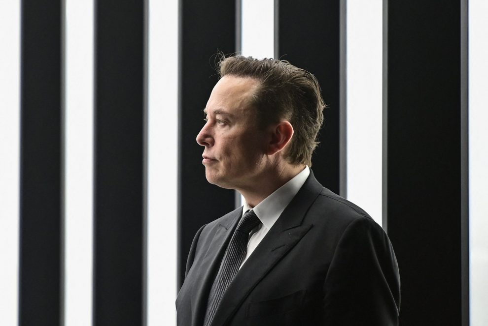The CEO of Tesla Elon Musk