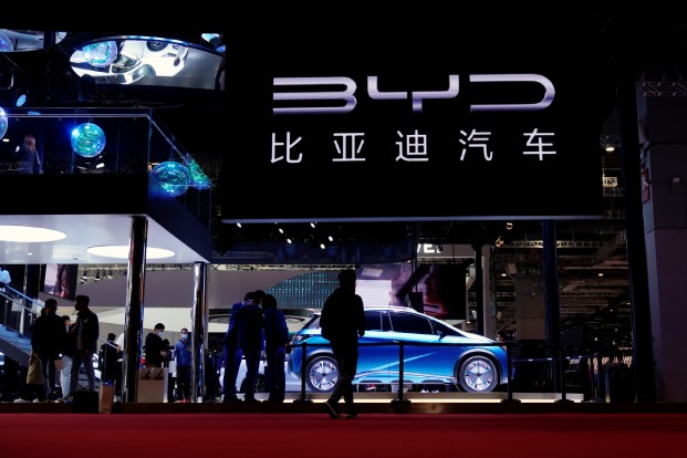 China's BYD overtakes SAIC and Volkswagen to become the world's No. 2 seller of electric vehicles (EVs), behind Tesla, in January to June.