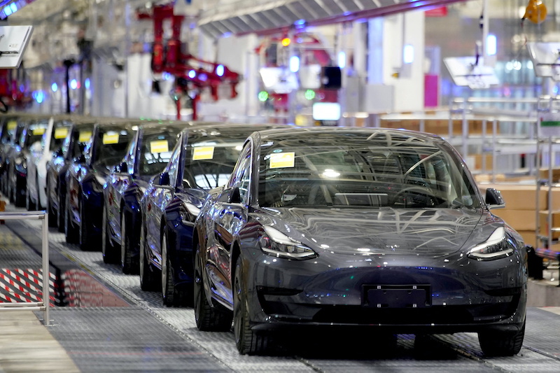 Tesla Factory Upgrade Slashes Output of China-Made EVs