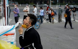 Beijing Citizens Rush for Supplies as Mass Covid Testing Starts