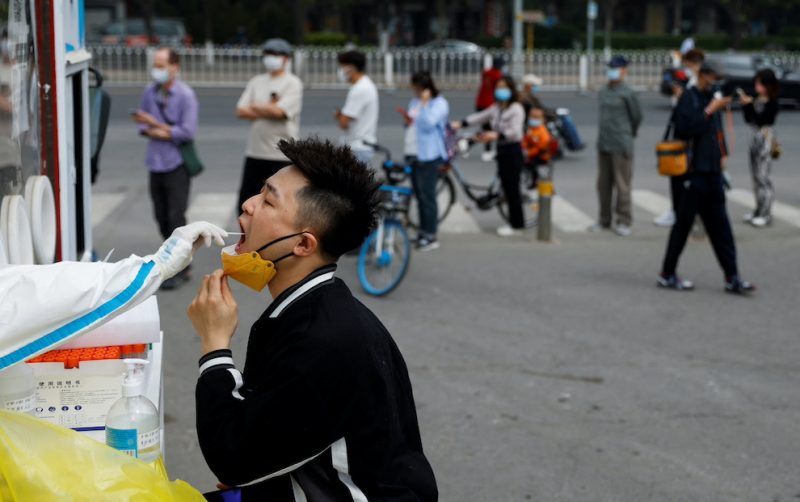 Chinese authorities have urged citizens to be patient as officials acted to curb more outbreaks as local cases jumped to the highest in weeks on Monday.