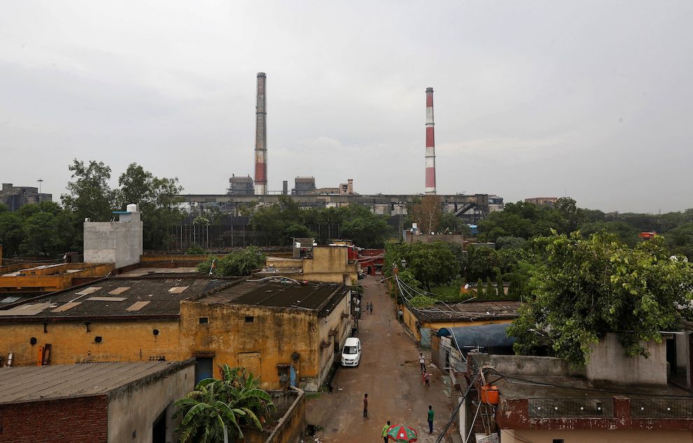 A coal-fired power plant