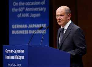 Germany's Scholz Arrives in Japan on First Asian Visit