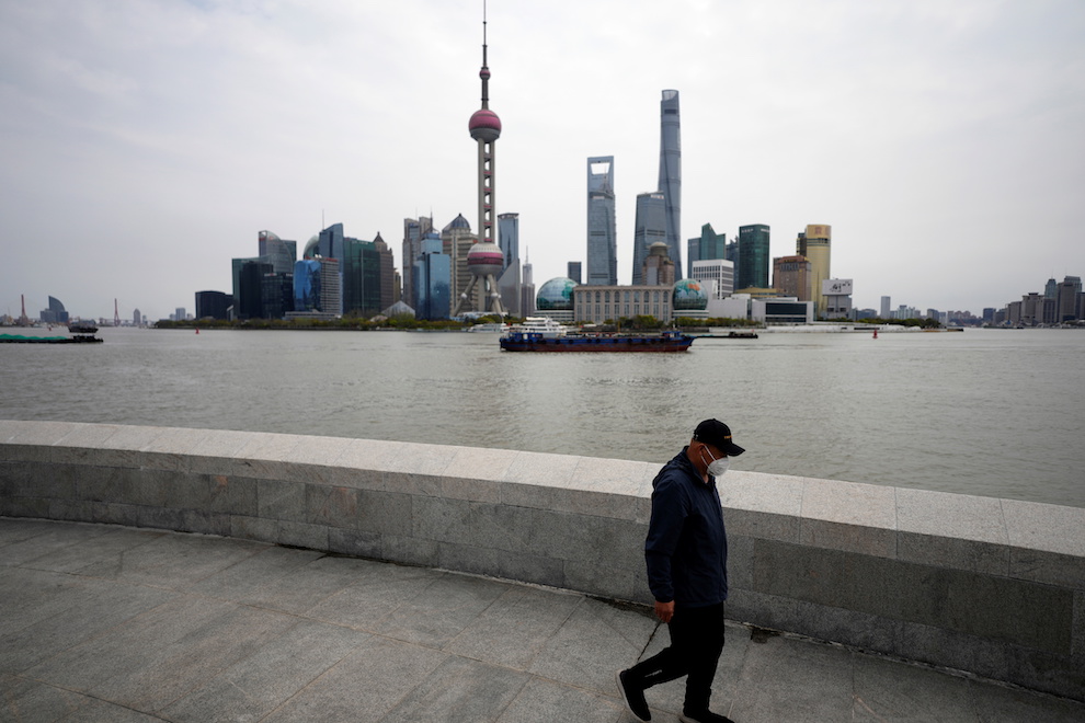 Shanghai has been devoid of people during the Covid lockdown, but now financial outlets are returning to work.