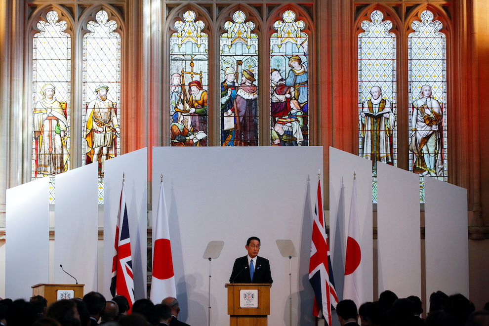 Japanese PM Fumio Kishida says Japan will restart nuclear reactors to avoid using Russian gas.