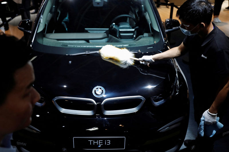 Luxury German carmaker BMW said on Thursday that electric vehicle production has kicked off at its new 15 billion yuan ($2.24bn) factory in China.