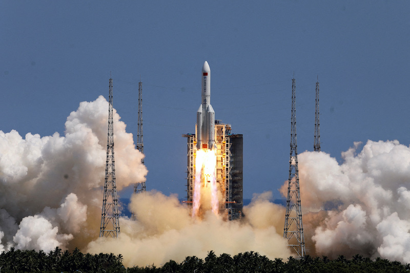 'Out of control' Chinese rocket is due to hit earth on Saturday, report says.