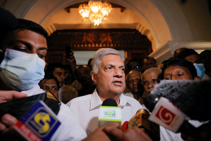 Sri Lanka President Ranil Wickremesinghe