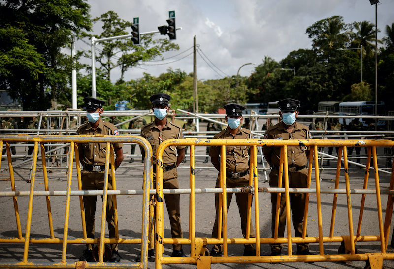 A state of emergency has been declared in Sri Lanka in the lead-up to a vote in parliament on Wednesday to select a new president. 