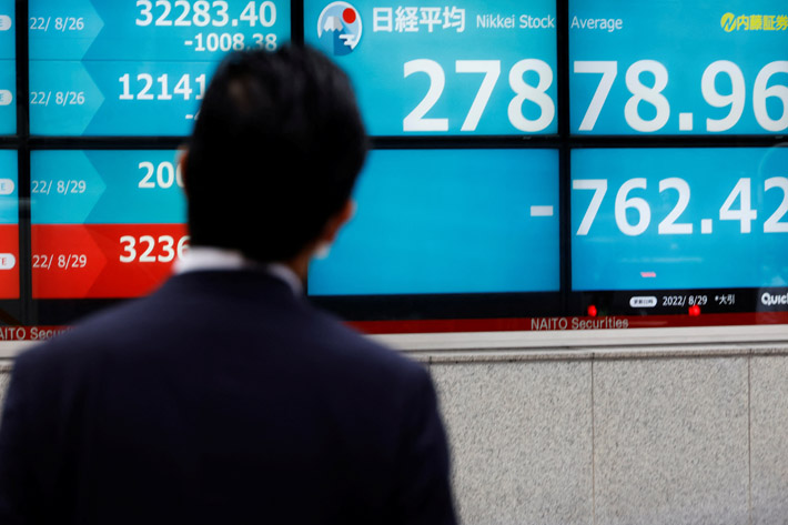 Asia stock markets were buoyed on Thursday by the positive outlook for an end to rate hikes in the US and hopes of more stimulus in China .