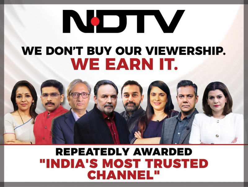 Adani Group says claims the NDTV owners cannot sell their shares are baseless.