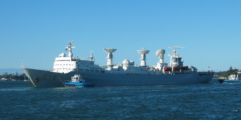 Sri Lanka has allowed a Chinese spy vessel to dock at Hambantota this week.