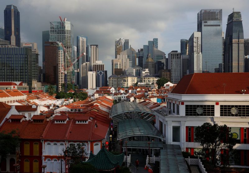 A view of the city skyline in Singapore, October 25, 2021. REUTERS:Edgar Su