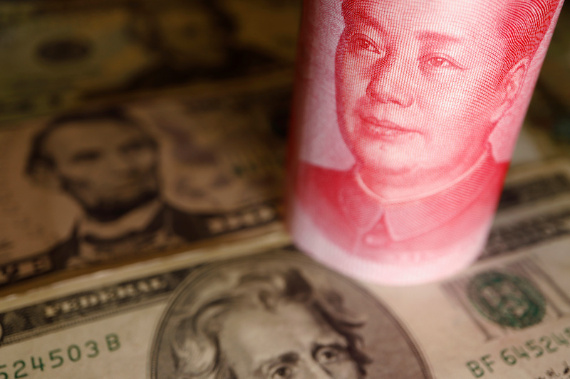 China's yuan jumped 0.5% on the back of strong promises of support for the economy by Beijing.