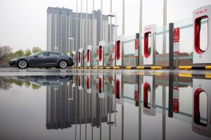 Tesla’s China-Made EV Sales Fall 44% to Lowest in Five Months