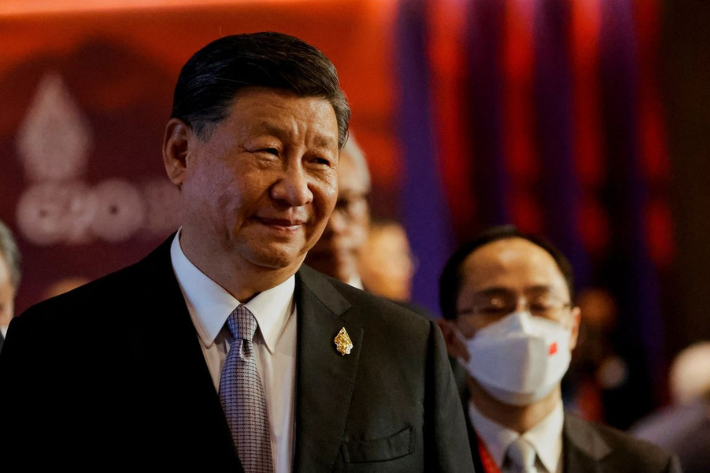 China's President Xi Jinping looks on as he attends a session during the G20 Leaders' Summit, in Bali, Indonesia