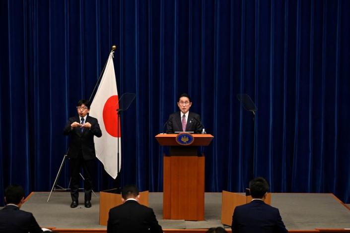 Prime Minister Kishida Fumio announced a five-year plan on Friday to prepare the country's armed forces for conflict, as regional tensions rise and Russia's invasion of Ukraine stokes fears of war.