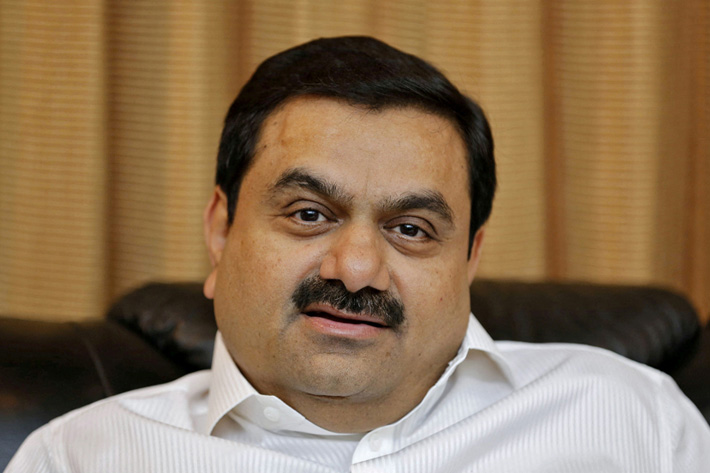 Indian billionaire Gautam Adani speaks during an interview with Reuters at his office in the western Indian city of Ahmedabad in this April 2, 2014 file photo