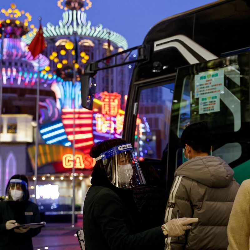 Tourists from the mainland have swarmed into the gambling hub over the Lunar New Year break since China scrapped its Covid travel curbs